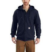 Carhartt FR Heavyweight Zip Front Sweatshirt in Dark Navy